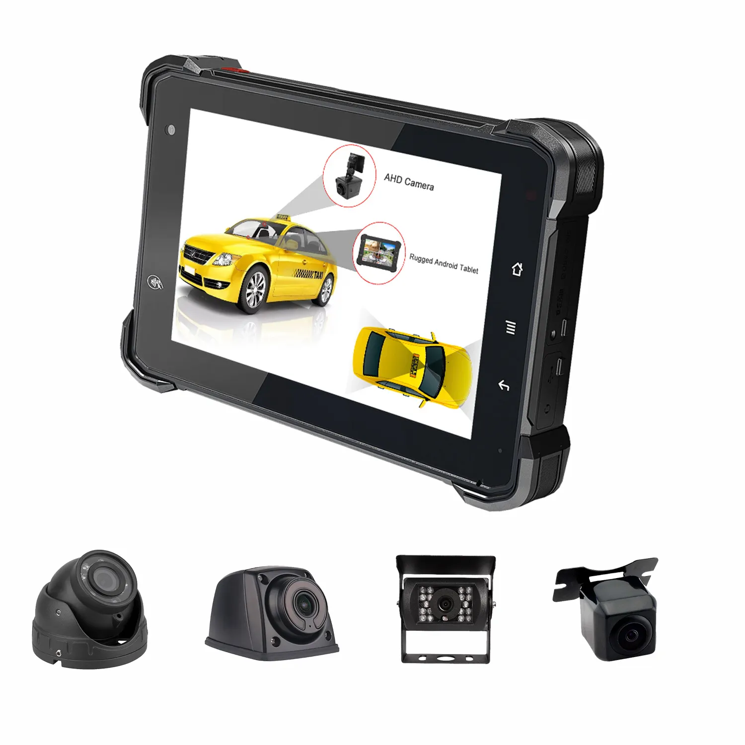 3 Rtablet의 견고한 안드로이드 태블릿 7 인치 자동차 모바일 데이터 터미널 차량 GPS 택시 모니터링 시스템