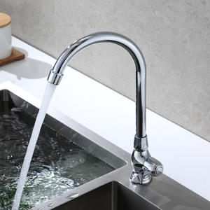 Grifo vertical frío de un solo orificio Morning Dew de 4 puntos de apertura rápida para fregadero de cocina, lavabo, fácil instalación - Product Image 2