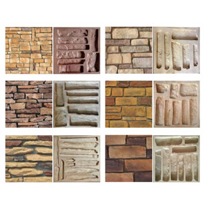 Panneaux muraux en pierre artificielle, 1 pièce, polyuréthane, Silicone, ciment, béton, pierre - Product Image 4