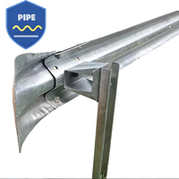 Poste de Acero Cuadrado Galvanizado en Caliente con Recubrimiento en Polvo para Barandilla de Seguridad W-Beam para Carreteras |   Múltiples Tamaños |   Poste de Barrera de Seguridad Vial OEM