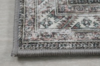 Tapis et moquettes modernes en polyester imprimé antidérapant géométrique Alfombras pour chambre, cuisine, salon, décoration de couleur noire