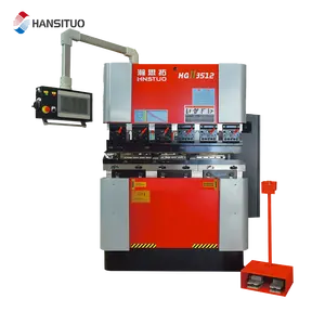 HANSITUO AGII Series 35T/1200 High Quality CNC Electro Hydraulic Small Press Brake Automatic for Aluminum Metal Processing