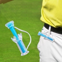 Nouvel accessoire de golf Qiangjian modèle 1104 : support de tee de golf réutilisable en plastique magnétique, design élégant, 80mm/90mm, haute qualité