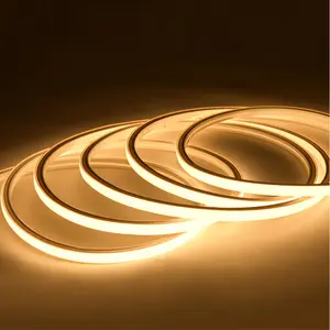 高柔韧性Tiras发光二极管硅胶材料变色灯条，用于室内房间，带遥控24v电源