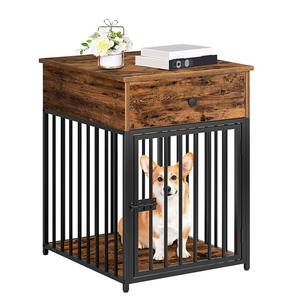 Caja de madera para perros, casa para mascotas, cama con puerta, casa moderna para perros, muebles para mascotas, perrera para perros - Product Image 3