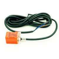 Sensor Proximitas Induktif LMF4-3005NA, Casing Plastik Persegi, 3-Kabel NPN NO, IP67, DC6-36V, Jarak Deteksi 5mm, Respon 400Hz, Sekrup
