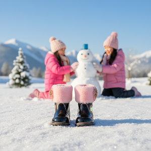 OZKIZ รองเท้าบูทกันหิมะสำหรับเด็กเกาหลีเด็กผู้หญิง 2-7 ปีแฟชั่นเด็กขายส่งรองเท้าบูทเด็กผู้หญิง - Product Image 3