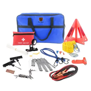 Sos kit high quality preparedness roadside car emergency car hand tool set tools complete travel first aid kit funin vehicle