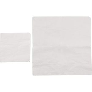 Nhà Máy Trực Tiếp 50 Gói 5x5 Trong 2 Ply OEM/ODM Giáng Sinh Trang Trí Bên Màu Đỏ Màu Xanh Lá Cây Trắng Dùng Một Lần Mô Giấy Khăn Ăn - Product Image 5