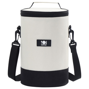 Thermal <b>Insulated</b> <b>Lunch</b> <b>Box</b> Bag Thickened Aluminum Foil Lining Oxford Material Modern Simple Style Zipper Closure for Office - Product Image 5