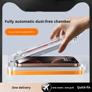 2025 Upgrade Easy Install Tool Dust-Free HD Anti-Fingerprint 3D Tempered Glass <strong>Screen</strong> <strong>Protector</strong> for <strong>iPhone</strong> <strong>17</strong> Series 9H Hardness - Product Image 2