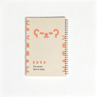Cahiers spirales en gros, cahier spirale personnalisé à couverture rigide, cahier spirale B5 Kawaii simple à couverture rigide