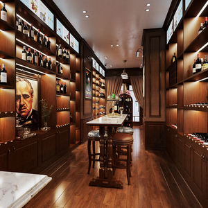 Luxury Smoke Shop & Cigar Shop Interior Design | Custom Display Cabinets and Counters - Product Image 3