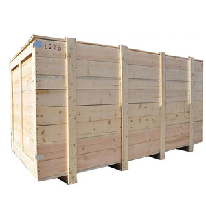 Wooden <b>Crate</b> Customizable Demountable Solid Wood Fumigation Free For Machinery Logistics Export - Product Image 1