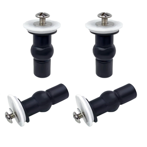 변기 시트 힌지 나사 범용 변기 시트 고정 수리 키트 확장형 고무 탑 너트 볼트 - Product Image 1