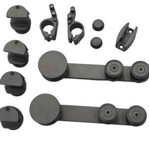 <span class=keywords><strong>Kit</strong></span> de quincaillerie pour porte coulissante en verre pour accessoires de salle de bain, système de porte coulissante en verre - Product Image 5