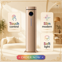 Diffuseur d'arômes électrique sans eau AeroScent pour hôtel, 600 ml, corps en alliage d'aluminium, écran tactile, commande par application, machine de parfumage multicolore