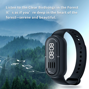Nueva Pulsera con Sonido Blanco y Sonidos de la Naturaleza <span class=keywords><strong>para</strong></span> Dormir, Relajación, Reproducción de <span class=keywords><strong>Música</strong></span> TF y Reloj Digital, Máquina de Sonido Blanco - Product Image 3