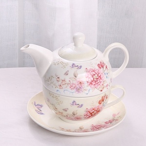 Độc thân ấm trà Bộ công suất lớn Hoa ấm trà kèm theo món quà gốm hoa nồi Quà Tặng - Product Image 4