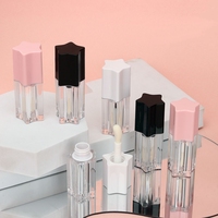 Emballages de rouge à lèvres liquides vides de style élégant, tubes de gloss réutilisables de 6 ml, tubes en plastique pour cosmétiques, vente en gros