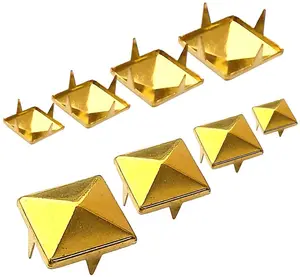4 Sizes Four-claw Square Rivet Bag Leather Clothing Shoe Rivet Craft DIY Pointed Rivet Fittings