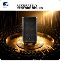 Haut-parleur actif 12 pouces en plastique, alimenté, avec amplificateur DSP classe D, SPL max 130 dB pour événements en direct et concerts – Fournisseur d'usine