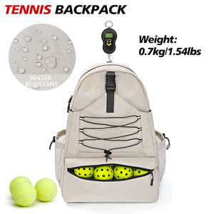 Bolsa DE TENIS personalizada, bolsa de Pickleball, Mochila deportiva, mochila de tenis con compartimento inferior separado para zapatos, mochila para raqueta de tenis - Product Image 3