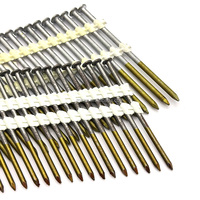 Collated Nails 3 Inch 21 Degree 75mm Smooth Shank Plastic Collated Strip Steel Nails Framing Nail