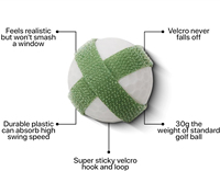 Vente en gros STICKYFUN GOLF Balles de golf colorées avec Velcro, accessoire de cible d'entraînement pour enfants, léger, durable et écologique