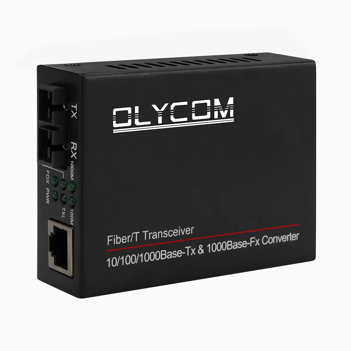 10/100/1000 Base-TX and 1000Base-FX ethernet fiber optic converter