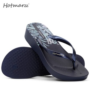 Dép nữ đế xuồng chất liệu PVC, dép lê nữ đế dày, giày cao gót đế platform, dép tăng chiều cao chống trơn trượt, dép đi biển mùa hè - Product Image 4