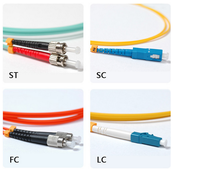 Câble de raccordement extérieur à fibre optique FTTH avec connecteur LC SC 100 200 300 400 500 1km 2km Câbles de communication