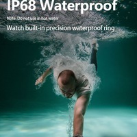 Reloj Inteligente GPS para Senderismo K67A, Pantalla HD de 1.43'', Batería de 530 mAh, Resistente al Agua IP68, Linterna LED, Presión Barométrica, Altímetro, Brújula
