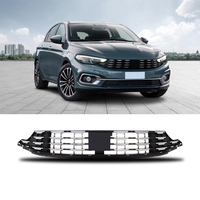 Grilles de pare-chocs avant Grilles de voiture Grilles avant chromées noires pour Fiat Tipo Egea 2022