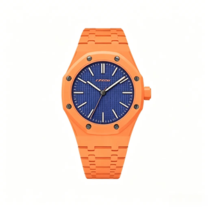 Orologio al Quarzo Elegante da Uomo per Affari, Impermeabile con Cinturino in Silicone e Quadrante in Vetro Minerale, Resistenza <span class=keywords><strong>all</strong></span>'<span class=keywords><strong>Acqua</strong></span> 3BAR - Product Image 3