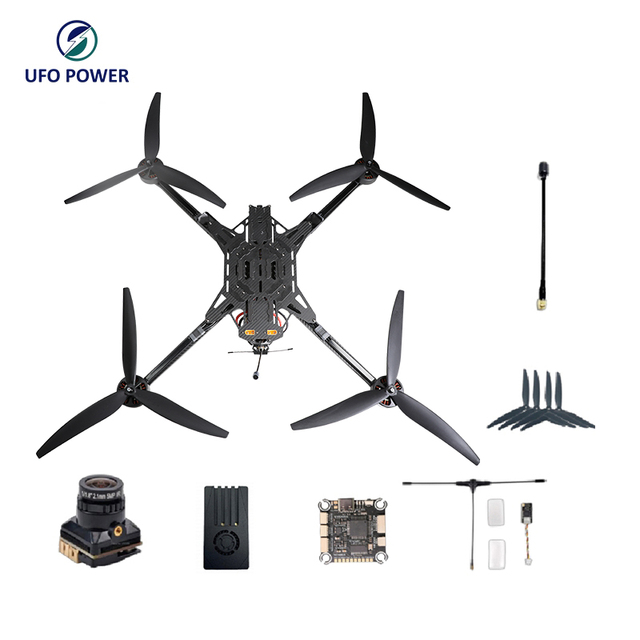 18-inch Heavy Payload 12Kg Industrial Commercial Fpv Drone Max 40 min Flying Time Long Range Flight Drone