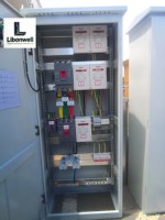 Armoire de distribution basse tension XL-21, panneau de commande électrique monté au sol, triphasé 4 fils 380V, barre omnibus MCCB, taille personnalisée