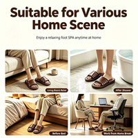 Chaussons de massage des points d'acupuncture pour les pieds, 4 tailles, antidérapants et massants, sandales d'acupression pour femmes et hommes, favorisent la circulation sanguine
