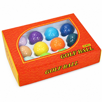 Boîte de rangement pour balles de golf avec logo personnalisé, emballage en papier kraft, vente en gros, balles de golf personnalisées pour cadeaux de détail