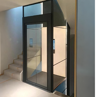 Ascensori domestici che possono essere installati sia all'interno che all'esterno sono convenienti.