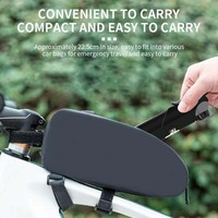 Pompe à vélo mini 120 PSI avec adaptateur de valve et manomètre pour VTT