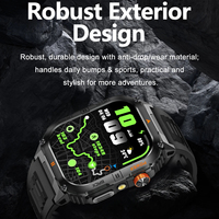 Nuevo Reloj Inteligente 2026 con Pantalla HD de 2.00 Pulgadas, Llamadas por Bluetooth, Linterna LED, Múltiples Modos Deportivos, Podómetro, Reloj Inteligente Deportivo para Hombre