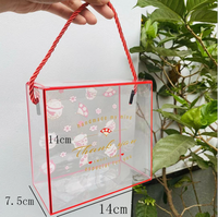 Kotak Plastik PVC PET PP Transparan Jual Laris dari Produsen, Kotak Hadiah Lipat DPET Portabel untuk Permen/Kue dengan Logo Kustom