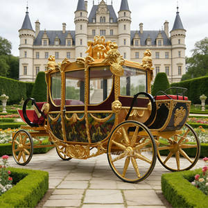 Luxuriöse 4-Rad Elektro-Hochzeitskutsche – Spezieller Outdoor-Transport für elegante Pferdekutschen - Product Image 1