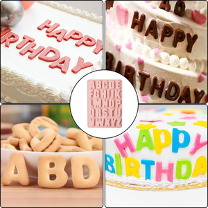 Wholesale Supplier Custom Packaging Bpa Free Alphabet Non-Stick English Letter Silicone <b>Cake</b> Baking <b>Mold</b> for Promotional Gifts - Product Image 6