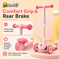 Vélo d'équilibre pour bébé Luddy Wholesale OEM B.Duck, 1,6 kg, léger, jouet à roulettes pour tout-petits, 4 roues, cadeau de premier anniversaire, âge 1-3 ans
