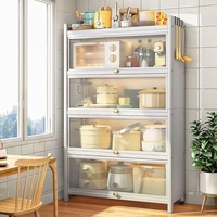 Étagère de rangement grande capacité pour cuisine en acier carbone blanc, échantillon gratuit, offre spéciale