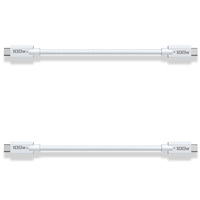 Câble USB-C vers USB-C 100W 480 Mbps avec puce E-Marker, tressé en nylon, résistant à plus de 10 000 plisages, pour iPhone 15, MacBook, Samsung (OEM/ODM)
