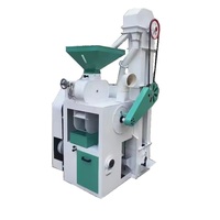 Moulin à riz à rouleaux en fer haute efficacité 400-500 kg/h, machine combinée de décorticage et de mouture du paddy, alimentée au diesel