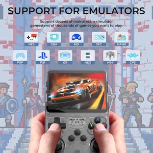 Console de jeu portable rétro R36S, système de jeu portable avec plus de 5000 jeux classiques, écran IPS de 3,5 pouces, machine d'arcade de table - Product Image 5